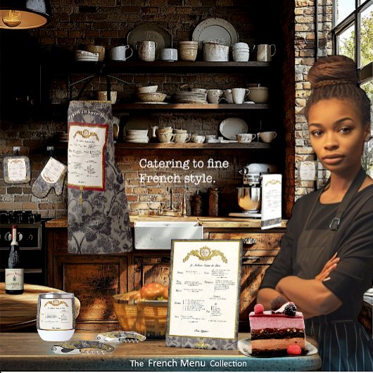 Frans menu voetstuk reclamebord met voetstuk