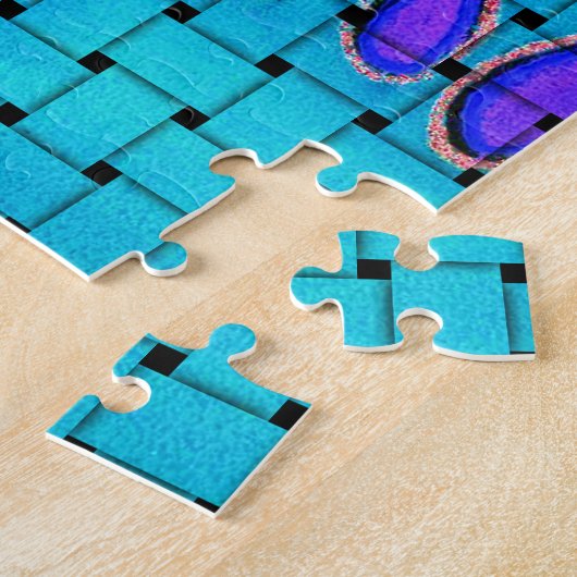 Frans met een Afrikaanse aanraking Legpuzzel (Zijkant)