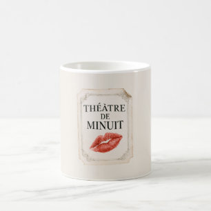 Frans Middernacht Theater Rode Lippen Kus Koffiemok