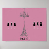 Frans Mode Theme Paris Poster (Voorkant)
