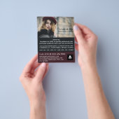 Frans model, modellenbureau, modelagent flyer (Hand)