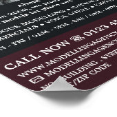 Frans model, modellenbureau, modelagent poster (Hoek)