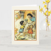  Frans Moederdag Wenskaart Kaart (Gele Bloem)