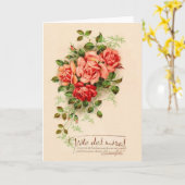  Frans Moederdag Wenskaart Kaart (Gele Bloem)