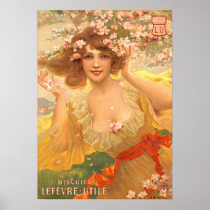 Frans Nieuw Nieuw Nieuw Besluit met Vrouw & Bloem Poster