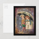  Frans Nieuwjaar Feestdagenkaart (Voorkant / Achterkant)