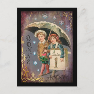  Frans Nieuwjaar Feestdagenkaart