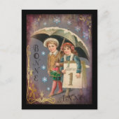  Frans Nieuwjaar Feestdagenkaart (Voorkant)