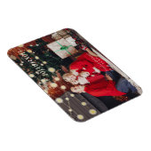 Frans Noël Modern Elegant Chic Photo Family Magneet (Rechterzijde)