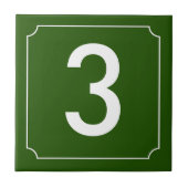 Frans nummer tegeltje (Voorkant)