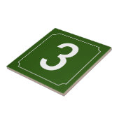 Frans nummer tegeltje (Zijkant)