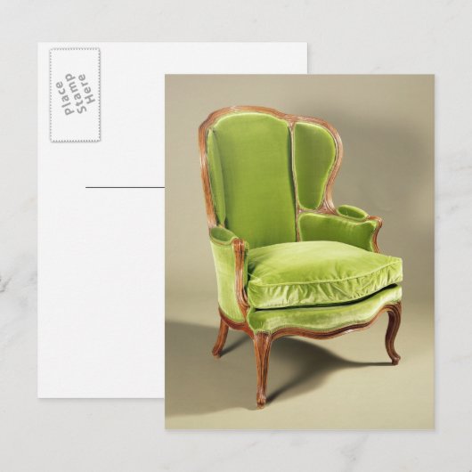 Frans onderzetje, c.1725 briefkaart (Voorkant / Achterkant)