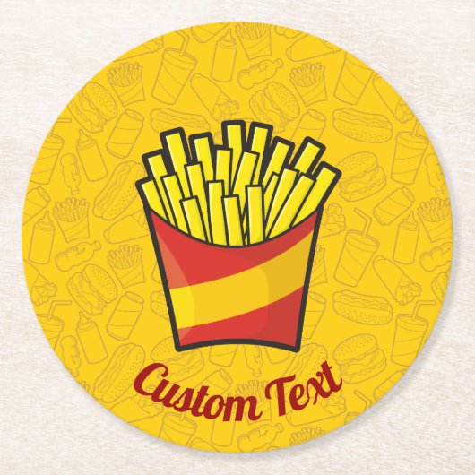 Frans Onderzetter groenpapier (Voorkant)