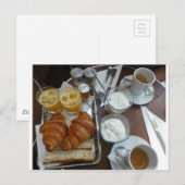 Frans ontbijt briefkaart (Voorkant / Achterkant)