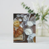 Frans ontbijt briefkaart (Staand voorkant)