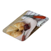 Frans ontbijt met croissant magneet (Linkerzijde)