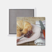 Frans ontbijt met croissant magneet (Voorkant / Achterkant)