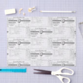  Frans ontvangstbewijs Tissuepapier (Craft)