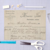 Frans ontvangstbewijs Tissuepapier (Craft)