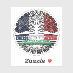 Frans opgekweekt met Syrische wortels Sticker