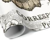 Frans  overslagpapier voor vlinders cadeaupapier (Rol Hoek)