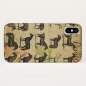 Frans paard Case-Mate iPhone Case (Achterkant (horizontaal))