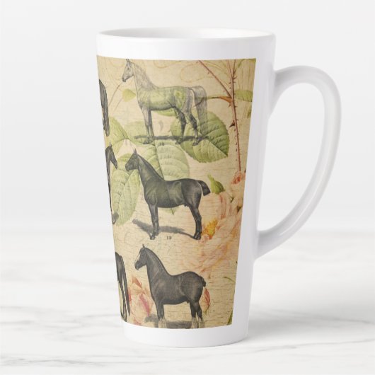  Frans paard Latte Mok (Rechts)