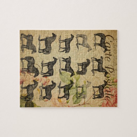  Frans paard Legpuzzel (Horizontaal)