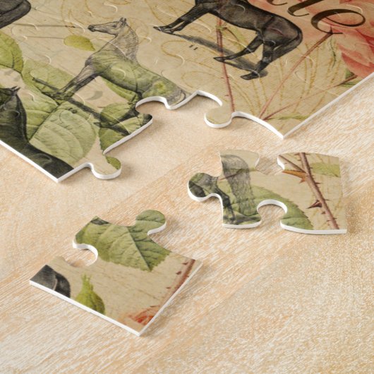  Frans paard Legpuzzel (Zijkant)