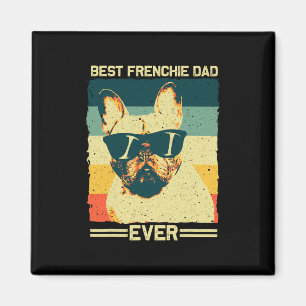 Frans papa design Mannen vader Franse bulldog lief Magneet