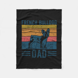 Frans papa -  Franse bulldog papa Fleece Deken