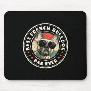 Frans papa ooit retro Franse bulldog lover eigenaa Muismat