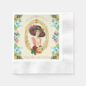  Frans papier Napkin Servet (Voorkant)
