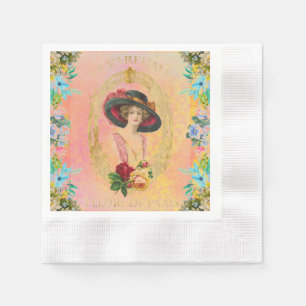 Frans papier Napkin Servet