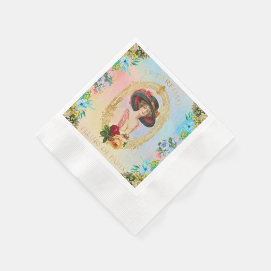  Frans papier Napkin Servet (Hoek)