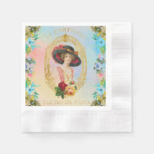  Frans papier Napkin Servet (Voorkant)