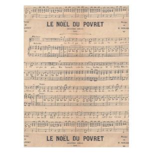 frans papier voor klassieke muziek tafelkleed