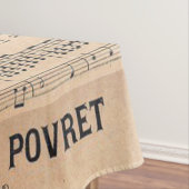  frans papier voor klassieke muziek tafelkleed (Voorbeeld)