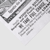 Frans papier voor weefsel of ontkoppeling (Detail)