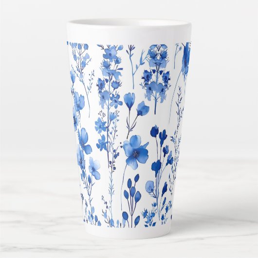 Frans papier Wildflowers Patterns-98186 Latte Mok (Voorkant)