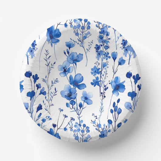 Frans papier Wildflowers Patterns-98186 Papieren Kommen (Voorkant)