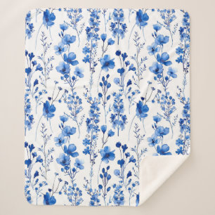 Frans papier Wildflowers Patterns-98186 Sherpa Deken