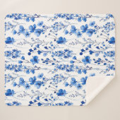 Frans papier Wildflowers Patterns-98186 Sherpa Deken (Voorkant (horizontaal))