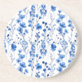 Frans papier Wildflowers Patterns-98186 Zandsteen Onderzetter (Voorkant)