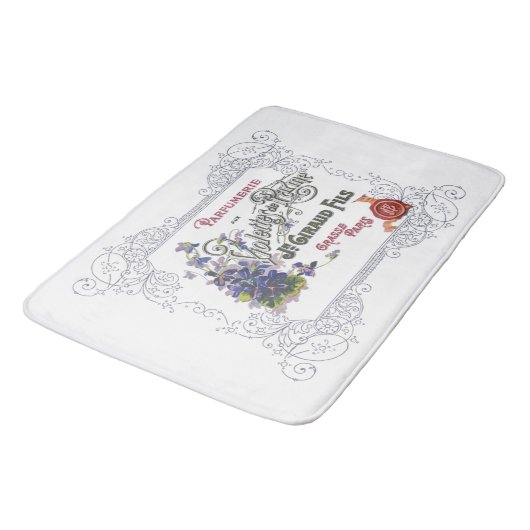  Frans Parfum Ad met Violets Badmat (Gekanteld)