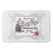  Frans Parfum Ad met Violets Badmat (Voorkant)