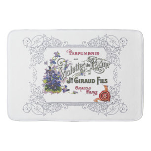 Frans Parfum Ad met Violets Badmat