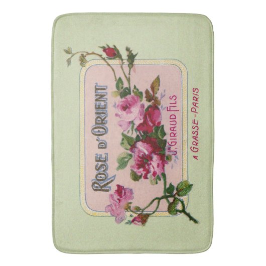  Frans Parfum Bloemen Ad Art Badmat (Voorkant Verticaal)