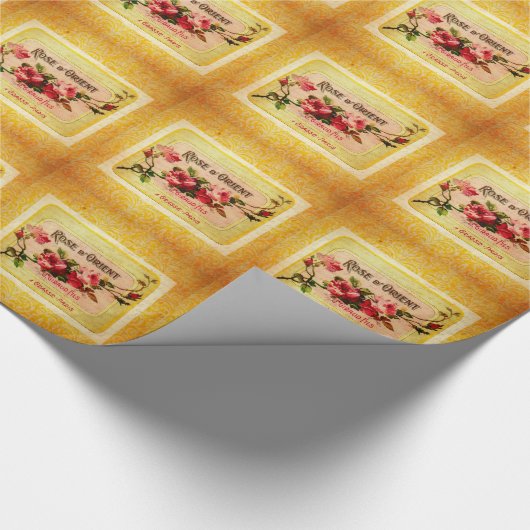  Frans parfumlabel Cadeaupapier (Hoek)