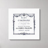 Frans parfumlabel Canvas Afdruk (Voorkant)